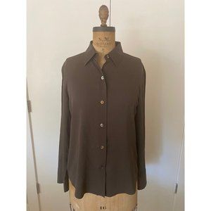 Ellen Tracy Button Down Blouse - Size 10 - EUC